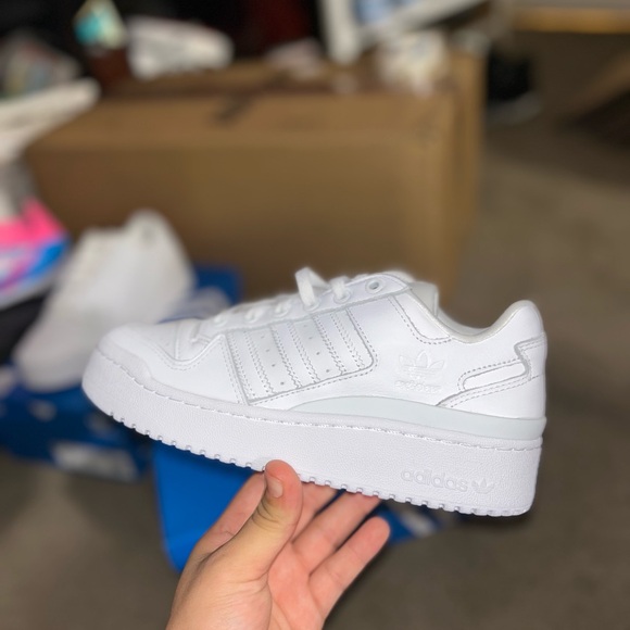 Adidas Forum Bold Stripes W White Sneakers - Picture 2 of 16